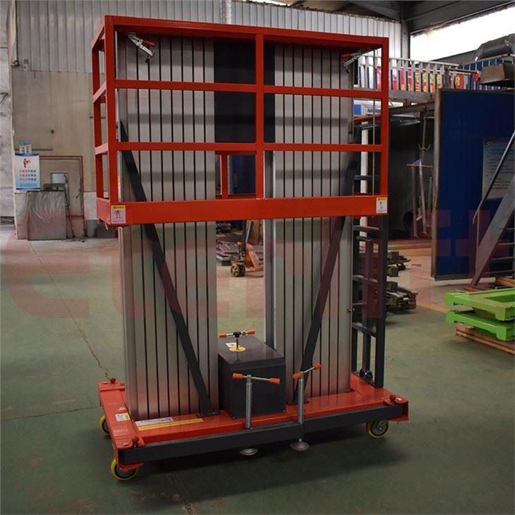 10m Aluminum Single Mast Lift Tables