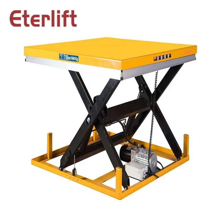 Elektryczne stacjonarne podnośniki nożycowe