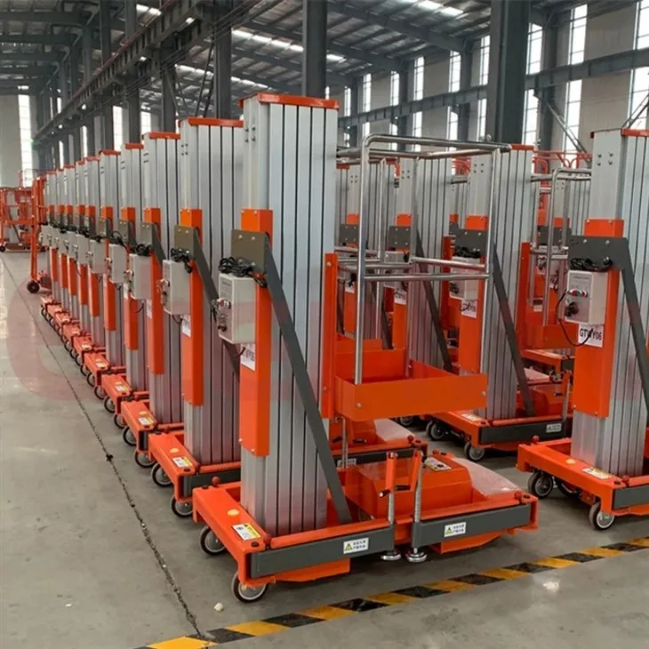 10m Aluminum Single Mast Lift