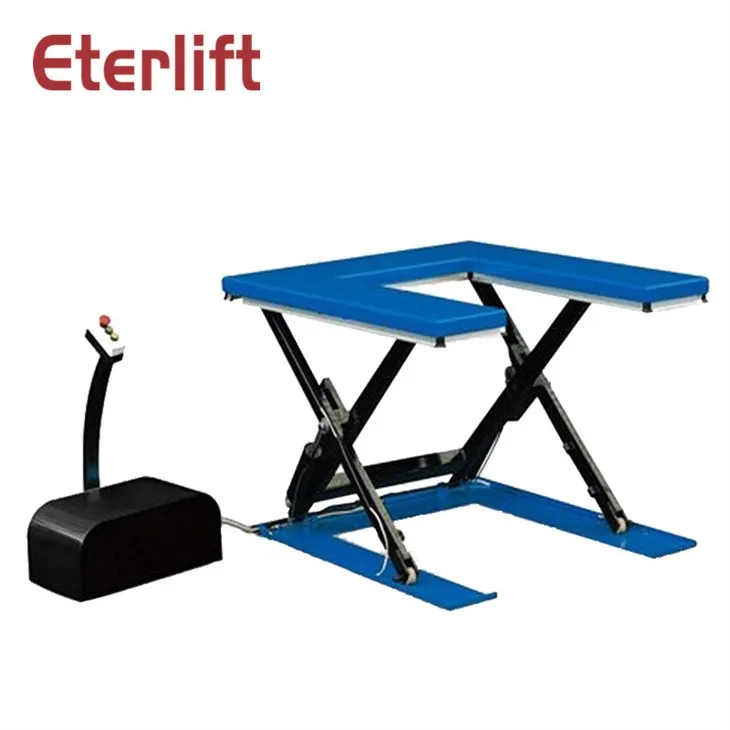 Stół podnośny stacjonarny z podwójnymi nożycami 4000 kg