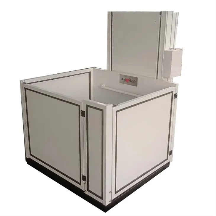 Dostępność pionowa winda wózka inwalidzkiego