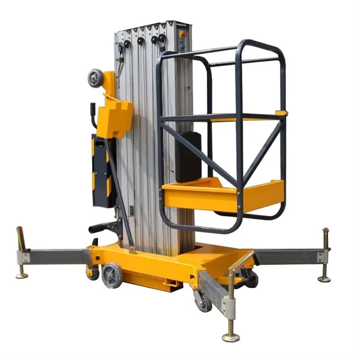 push around mast lift