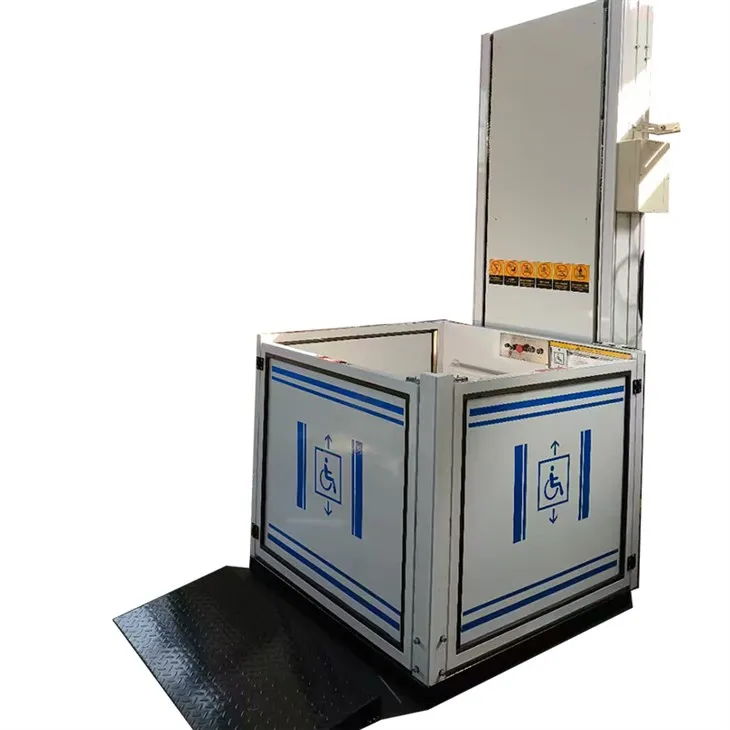 Komercyjne pionowe windy wózków inwalidzkich