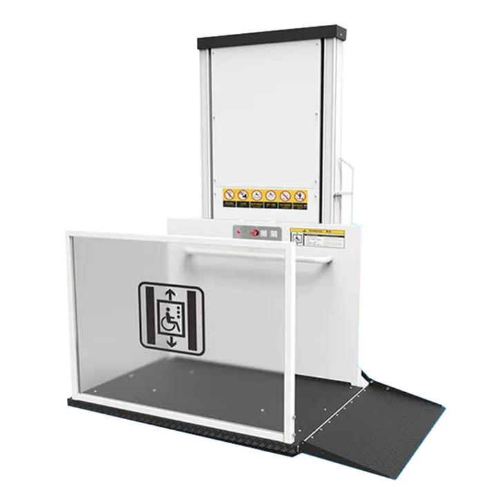 Winda na werandzie-Pionowa winda platformowa