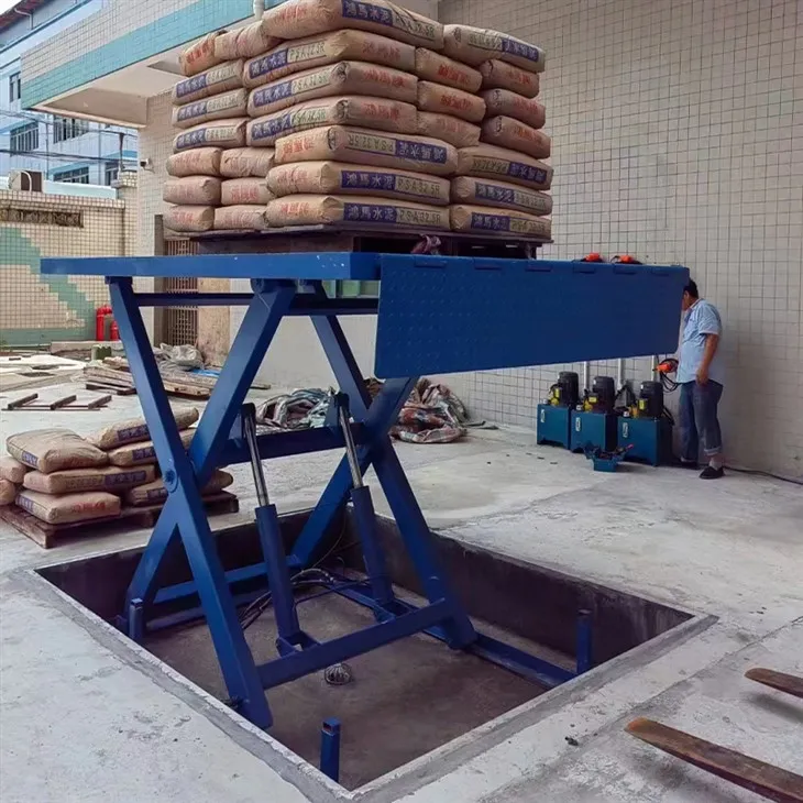 Platforma podnoszenia doków nożycowych