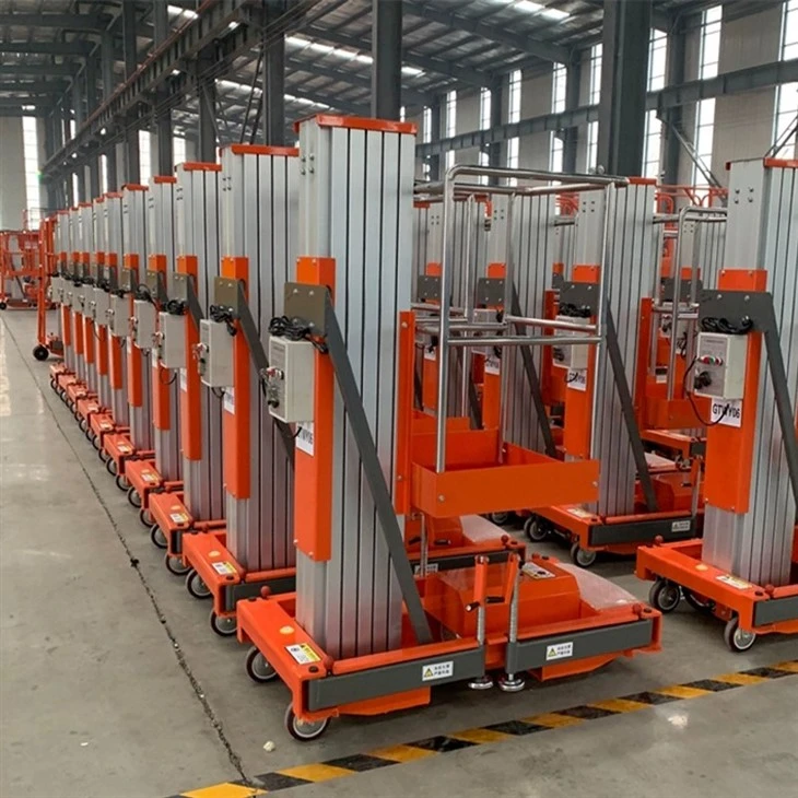 Vertical Mast Lift For Single Man